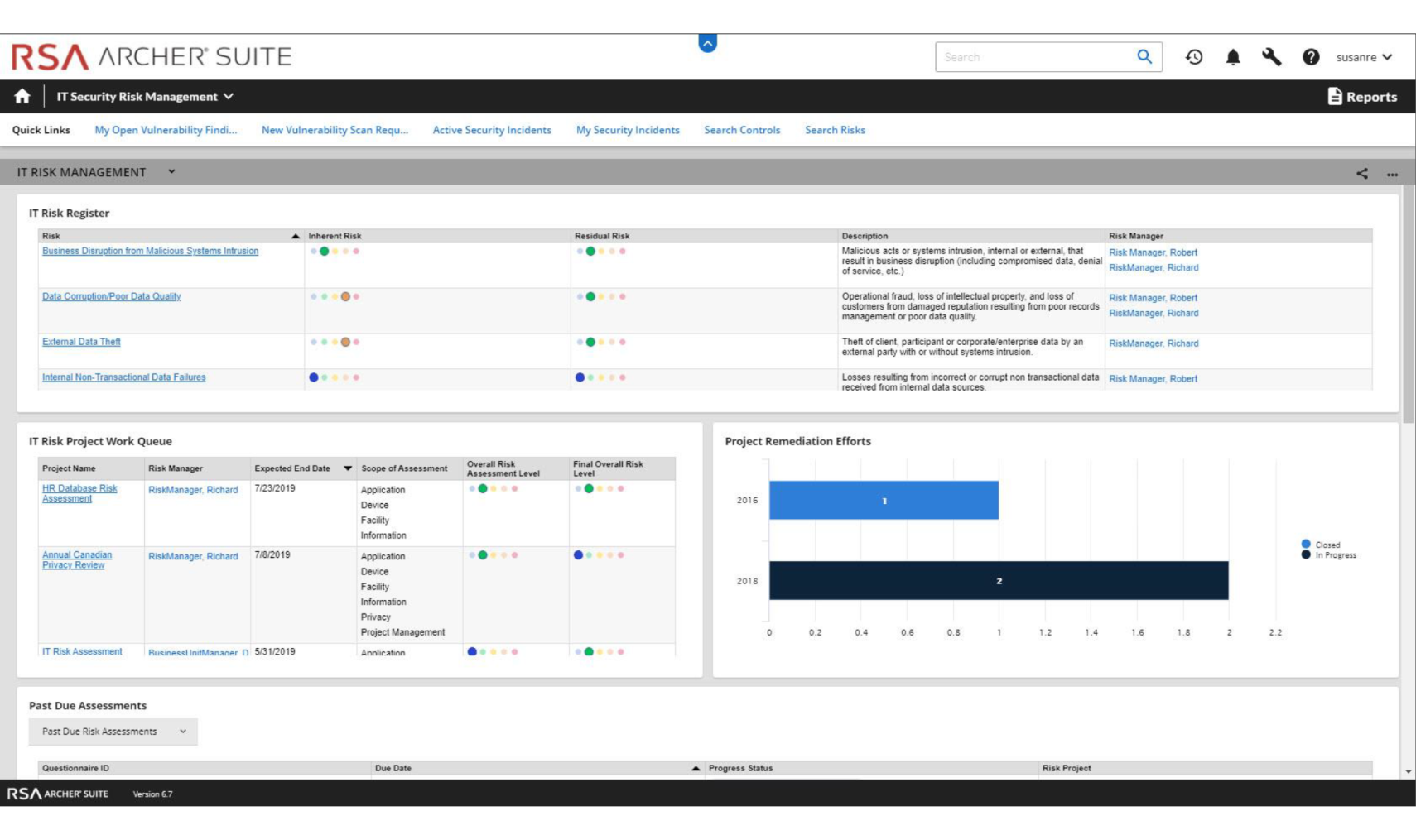 Archer IT Risk Management