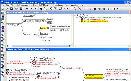 Mechatronics FMEA 샘플화면